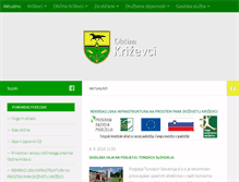 Tablet Screenshot of obcina-krizevci.si